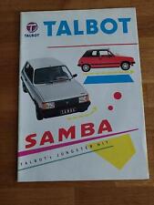 Talbot samba gls gebraucht kaufen  Deutschland