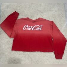 Moletom cropped vermelho Coca Cola Ombré comprar usado  Enviando para Brazil