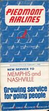 Usado, Vintage 1968 Piedmont Airlines Memphis & Nashville Schedule comprar usado  Enviando para Brazil