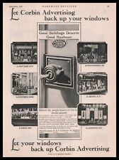 1927 Corbin Door Locks New Britain CT Photo Baker Oregon Hardware Store Print Ad for sale  Shipping to South Africa