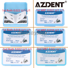 50Sets AZDENT Dental Orthodontic Buccal Tube 1st 2nd Molar Tube Roth MBT 022/018 for sale  Shipping to South Africa