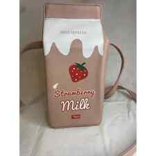 Bolsos de hombro creativos caja de leche de fresa para mujer bolso de teléfono (rosa) segunda mano  Embacar hacia Argentina