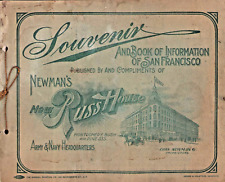 Usado, Ejército Militar Marina San Francisco con mapa 1903 Libro de recuerdos Newman's Russ House segunda mano  Embacar hacia Argentina