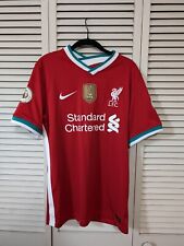 Camiseta local Nike Liverpool FC 20/21, roja/blanca, talla M Jordan Henderson 14 segunda mano  Embacar hacia Argentina
