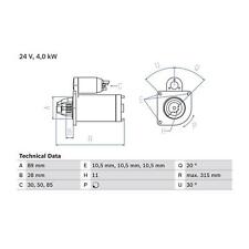 Cashback bosch starter for sale  BIRMINGHAM