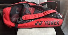 Yonex 8326-EX Red Tournament Active Badminton Tennis Thermal Bag VGC for sale  Shipping to South Africa