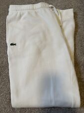 Pantalones de tenis deportivos de lana Lacoste algodón blanco XH5528 talla 2x para hombre segunda mano  Embacar hacia Mexico