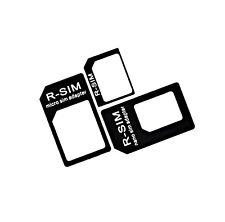 R-SIM CZARNY 4i1 MULTiNANO SIM ADAPTER MICRO SIM KARTY SIM O2 KARTA SIM na sprzedaż  Wysyłka do Poland