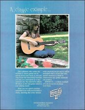 Guitarra acústica clásica Hondo II 1992 anuncio 8" x 11" impresión de anuncio en color segunda mano  Embacar hacia Argentina