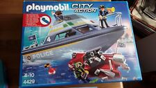 Playmobil police boat for sale  KETTERING