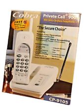 Cobra Cordless Telephone Private Call Voice Scramble 900 CP-9125 - No battery! for sale  Shipping to South Africa