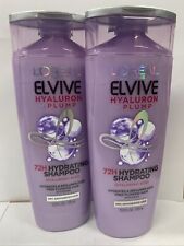 2 x L'Oreal Paris Elvive HYALURON PLUMP xampu hidratado para cabelo LOTE 12,6 oz beleza, usado comprar usado  Enviando para Brazil