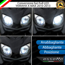 KIT FARO LED YAMAHA X-MAX 2010-2013 ANABBAGLIANTE ABBAGLIANTE H7 POSIZIONE T10 usato  Napoli