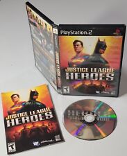 Estado perfeito Justice League Heroes PlayStation 2 completo com etiqueta preta manual PS2 CIB comprar usado  Enviando para Brazil
