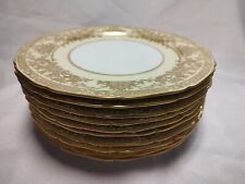 Set 10 Vintage Noritake Ornate Gold Encrusted Dinner Plates ( 10.75"), used for sale  Shipping to South Africa