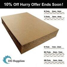 Brown cardboard corrugated for sale  UK
