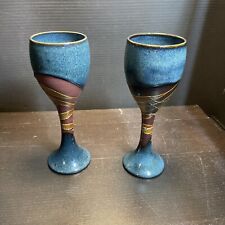 Ceramic goblets set for sale  Jacksonville