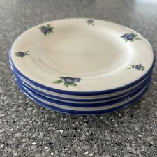 Used, Royal Doulton Everyday Blueberry China Tea Plate 16cm x 4 Very Good Condition for sale  Shipping to South Africa