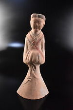 F964: China Tres Colores Esmalte Forma de Mujer ADORNOS Objeto Obra Arte Budista segunda mano  Embacar hacia Argentina