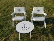 folding boat chair deck for sale  Arcadia