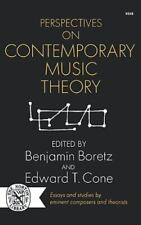 Perspectivas sobre la teoría de la música contemporánea de Boretz, Benjamin segunda mano  Embacar hacia Argentina