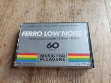 Used, 1x MUSIC FOR PLEASURE FERRO LOW NOISE 60 BLANK AUDIO CASSETTE BLANK TAPE USED for sale  Shipping to South Africa