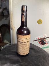 Antique Elk Run American Rye Whisky Bottle, Harry Wilken Distiller for sale  Shipping to South Africa