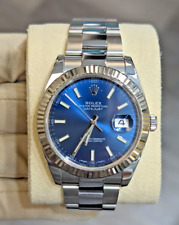 Rolex datejust blue for sale  Brooklyn