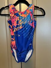 NWOT Motionwear Gymnastics Leotard Multicolor Size Adult Small, used for sale  Shipping to South Africa