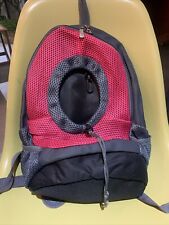 Pet Dog Carrier Puppy Travel Mesh Backpack  Front Travel Portable Shoulder Bag for sale  ALDERSHOT