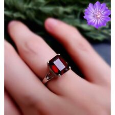 Used, Red Garnet Gemstone 925 Sterling Silver Handmade Ring Jewelry All Size for sale  Shipping to South Africa