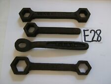 Original Vintage Cast Iron VONO & other  Bed Spanner BEDSTEAD FITTINGS x 4 for sale  Shipping to South Africa
