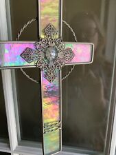 stained glass cross for sale  Andreas