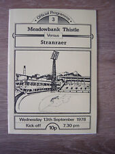 1978 meadowbank thistle for sale  EDINBURGH