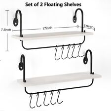 Olakee Floating Wall Shelves for Kitchen Bathroom Coffee Nook with 10 Adjustable for sale  Shipping to South Africa