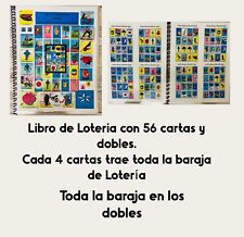 Libro De Lotería 56 Cartas Con Dobles LOTERIA Libro 56 Cartas Con Dobles segunda mano  Embacar hacia Argentina