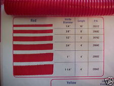 Usado, Cubierta de manguera y tubo rojo telar dividido de 1/4", 3/8", 1/2", 3/4"". 28' segunda mano  Embacar hacia Argentina