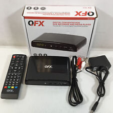 QFX CV-103 Negro Grabación USB Control Remoto 1080p Caja Convertidora de TV Digital segunda mano  Embacar hacia Argentina