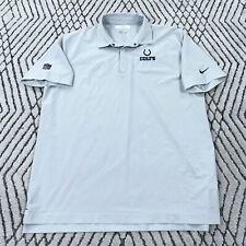 Camisa polo Indianapolis Colts para hombre XL gris Nike Dri Fit rendimiento a presión de viento segunda mano  Embacar hacia Mexico