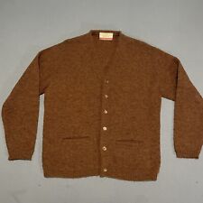 Vintage 70s Jantzen Grunge Shaker Knit Cardigan Sweater Large Grandpa USA Mint, used for sale  Shipping to South Africa