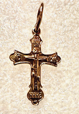 14k cross pendant for sale  Putnam