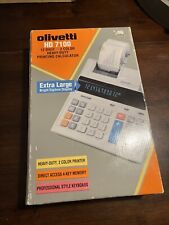 NUEVA Calculadora de Impresión Máquina de Agregar de Escritorio OLIVETTI HD 7100 Brillante segunda mano  Embacar hacia Argentina