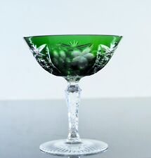 Usado, 1 taza de champán cristal color verde tamaño uva modelo St. Louis? Defecto segunda mano  Embacar hacia Argentina