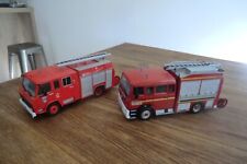  Rare 2 gros camions pompiers 1/43 fourgon Renault manager &  Berliet collector , occasion d'occasion  La Colle-sur-Loup