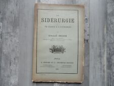 Siderurgie etranger 3iers d'occasion  Tincques