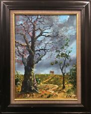 20th Century European School Oil On Canvas Landscape Painting. Signed., used for sale  Shipping to South Africa