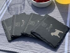 Personalised slate coasters for sale  CAMBRIDGE