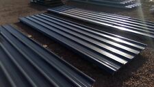 Used, new polyester coated anthracite grey box profile roofing sheets 14ft x 1 meter for sale  GLOUCESTER