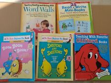 Lote (5) Libros de Lectura de Enseñanza Elemental Enseñanza Dr. Seuss y Clifford Pared de Palabras segunda mano  Embacar hacia Argentina