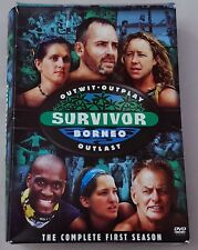 Usado, Survivor Borneo Primeira Temporada 1 DVD Região 1 4 Discos CBS Reality TV Jeff Probst comprar usado  Enviando para Brazil